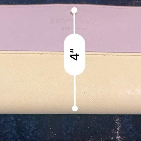 Kate Spade Tan and Yellow Wallet - Picture 5 of 6